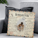 In meinem Herzen (an sie) - Paar-Kissen