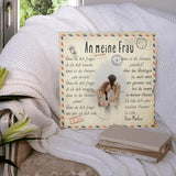 In meinem Herzen (an sie) - Paar-Kissen