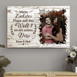 Neben dir - Paar-Leinwand