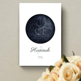 Sternenkarte - Familien-Leinwand