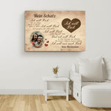 Ich will dich (Bildupload) - Paar-Leinwand