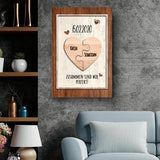 Zusammen sind wir perfekt! - Paar-Leinwand