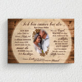 Ich bin immer bei dir - Partner-Leinwand