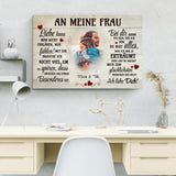 Besonders (An sie) - Paar-Leinwand