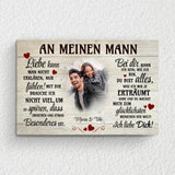 Besonders (An ihn) - Paar-Leinwand