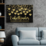 Meine Enkelkinder (festlich) - Großeltern-Leinwand