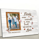 Familienliebe - Familien-Leinwand