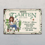 Gartenträumer - Outdoor-Türschild