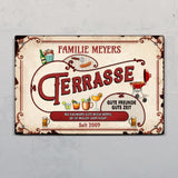 Gute Freunde, gute Zeit - Outdoor-Türschild