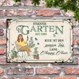 Gartenchiller - Outdoor-Türschild