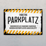 Parkplatz - Outdoor-Türschild