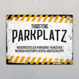 Parkplatz - Outdoor-Türschild