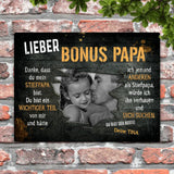 Lieber Bonus Papa - Eltern-Türschild