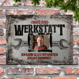 Meine Werkstatt Fotoupload - Heimwerker-Türschild