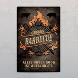 Barbecue - Outdoor-Türschild
