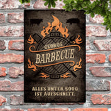 Barbecue - Outdoor-Türschild
