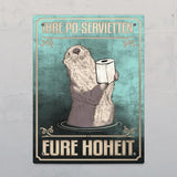 Toiletten - Freunde-Türschild