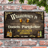 Meine Bar - Indoor-Türschild