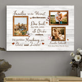 Familienglück - Familien-Leinwand