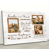 Familienglück - Familien-Leinwand