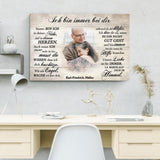 Für immer bei dir - Paar-Leinwand