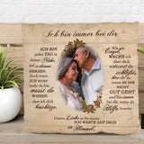 Ich bin immer bei dir - Paar-Kissen