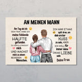 An meinen Schatz (an ihn - Emoji) - Paar-Poster