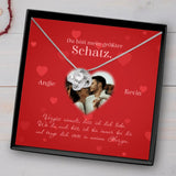 Valentins-Herz - Paar-Kette