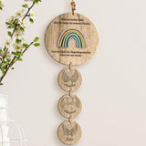 Engel - Familien-Holzanhänger