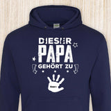 Dieser Papa gehört zu - Eltern-Hoodie
