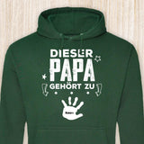 Dieser Papa gehört zu - Eltern-Hoodie