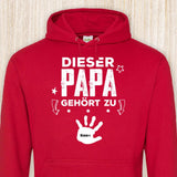 Dieser Papa gehört zu - Eltern-Hoodie