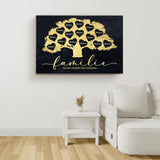 Heimat des Herzens - Familien-Leinwand