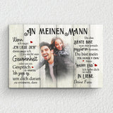 Mein Happy End (an ihn) - Paar-Leinwand