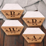 Initialen - Individuelle Premium Untersetzer