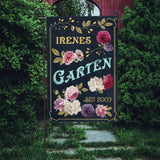 Mein Paradies - Individuelle Gartenflagge