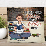 Bücherjunge - Freunde-Kissen