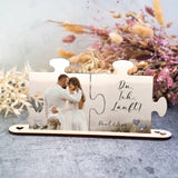 Du. Ich. Läuft. - Paar-Holzaufsteller