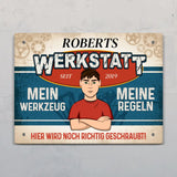 Für Macher (horizontal) - Heimwerker-Türschild