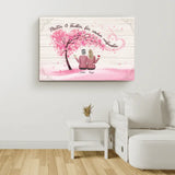 Verbunden - Eltern-Leinwand