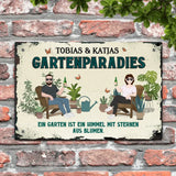 Unser Gartenparadies - Outdoor-Türschild