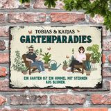 Unser Gartenparadies - Outdoor-Türschild