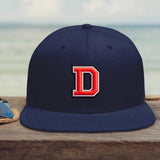 dunkelblaue Snapback Cap mit Initiale personalisiert von Love & Faith