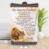 Personalisierte Kuscheldecke 100x150cm personalisierbar - gefertigt von Love & Faith