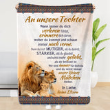 Personalisierte Kuscheldecke 150x200cm personalisierbar - gefertigt von Love & Faith