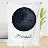 Personalisierte Kuscheldecke 150x200cm personalisierbar - gefertigt von Love & Faith