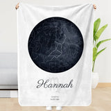 Personalisierte Kuscheldecke 150x200cm personalisierbar - gefertigt von Love & Faith