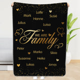Personalisierte Kuscheldecke 150x200cm personalisierbar - gefertigt von Love & Faith