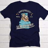 Schlafshirt - Personalisiertes T-Shirt für Paare mit süßen Tiermotiven