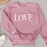 LOVE - Personalisierter Sweater für Paare und Freunde